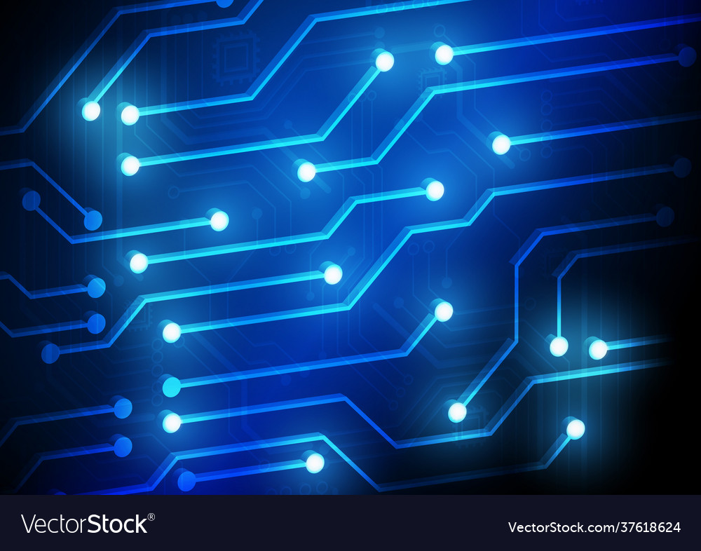 Circuit technology background with hi-tech digital