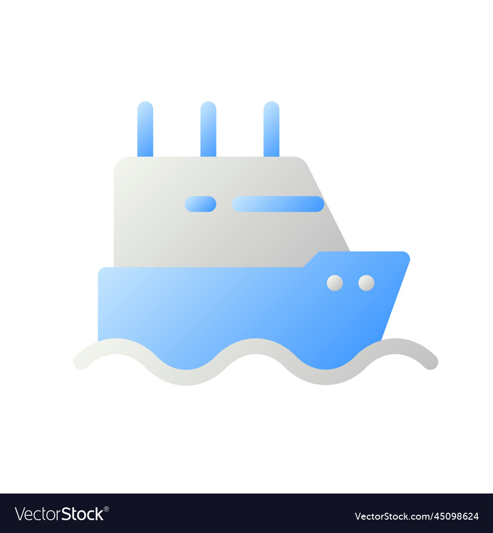 Ferry flat gradient two-color ui icon