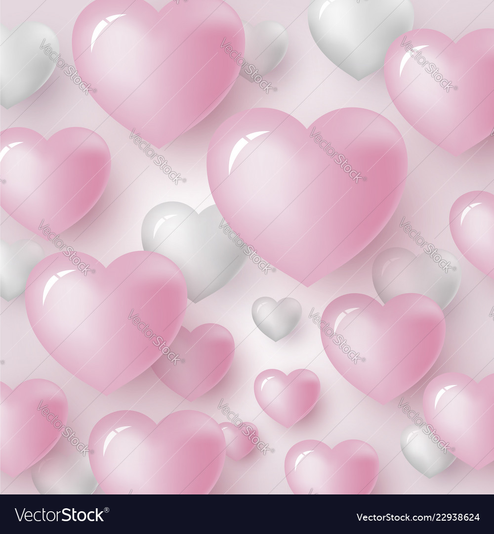 Heart background design Royalty Free Vector Image