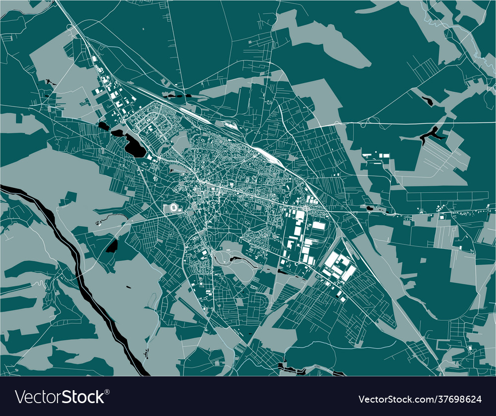 Map city craiova romania