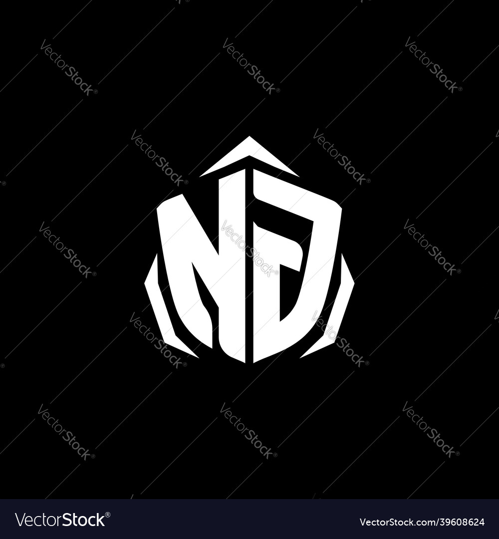 Ng monogram shield shape style