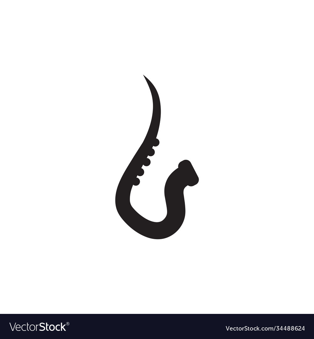 Saxophone sign logo design template