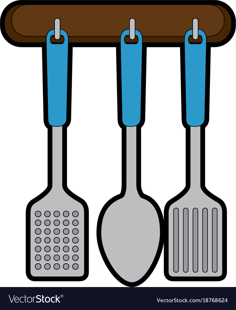 Set Küchenbesteck hängen