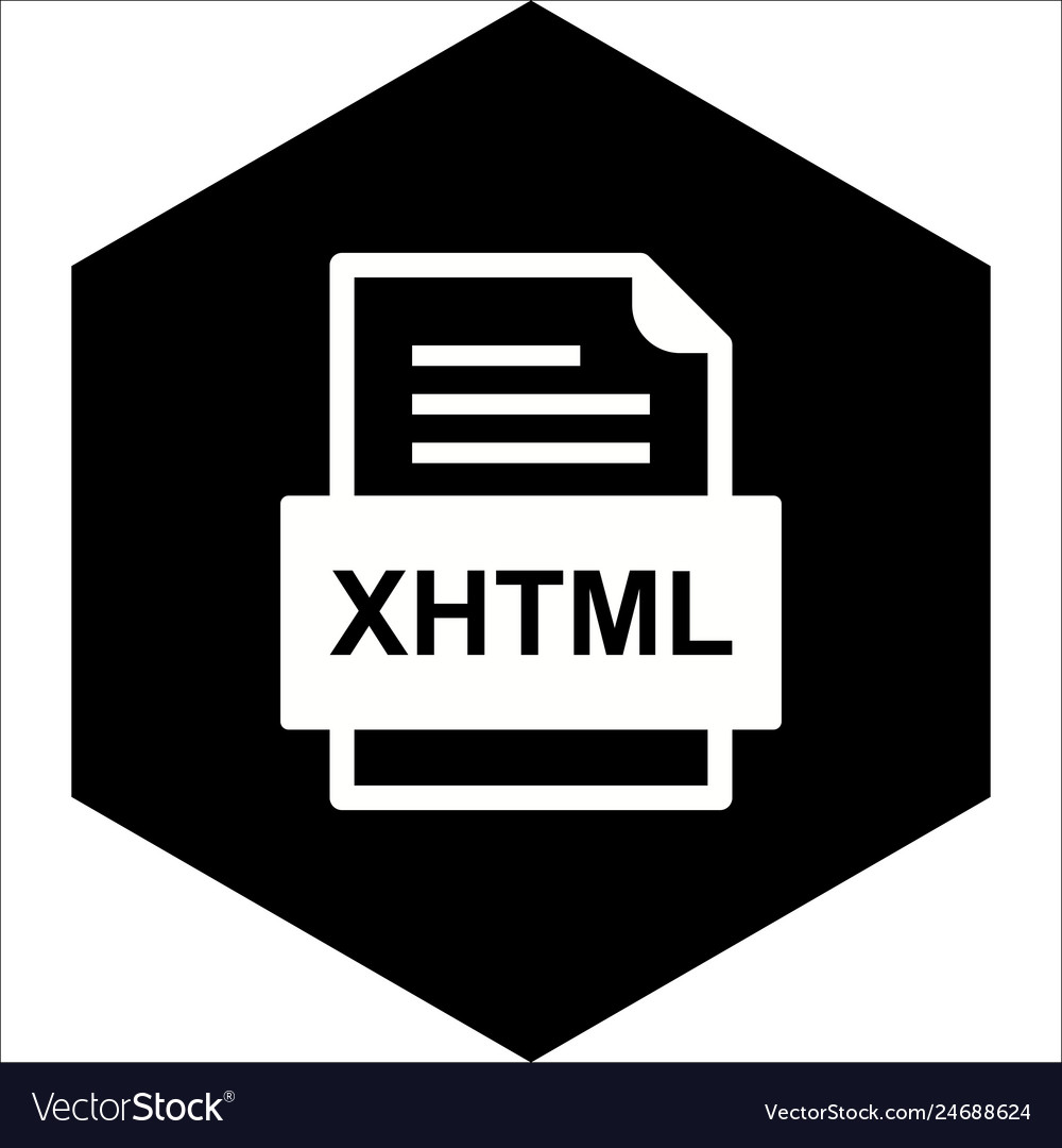 Xhtml file document icon