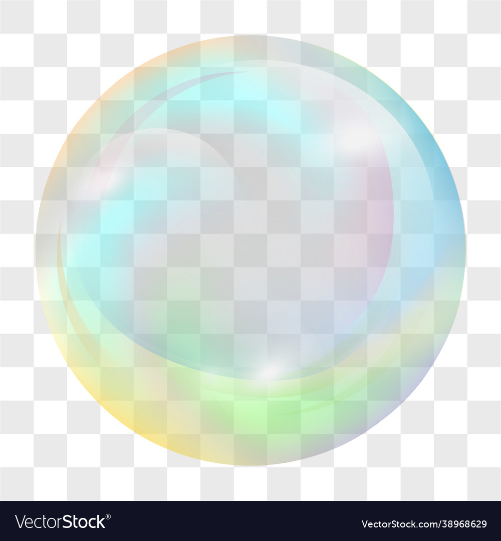 Cute soap bubble