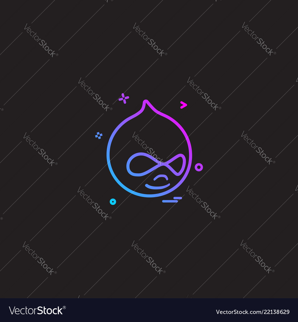 Drupal Icon - Abstract Shape