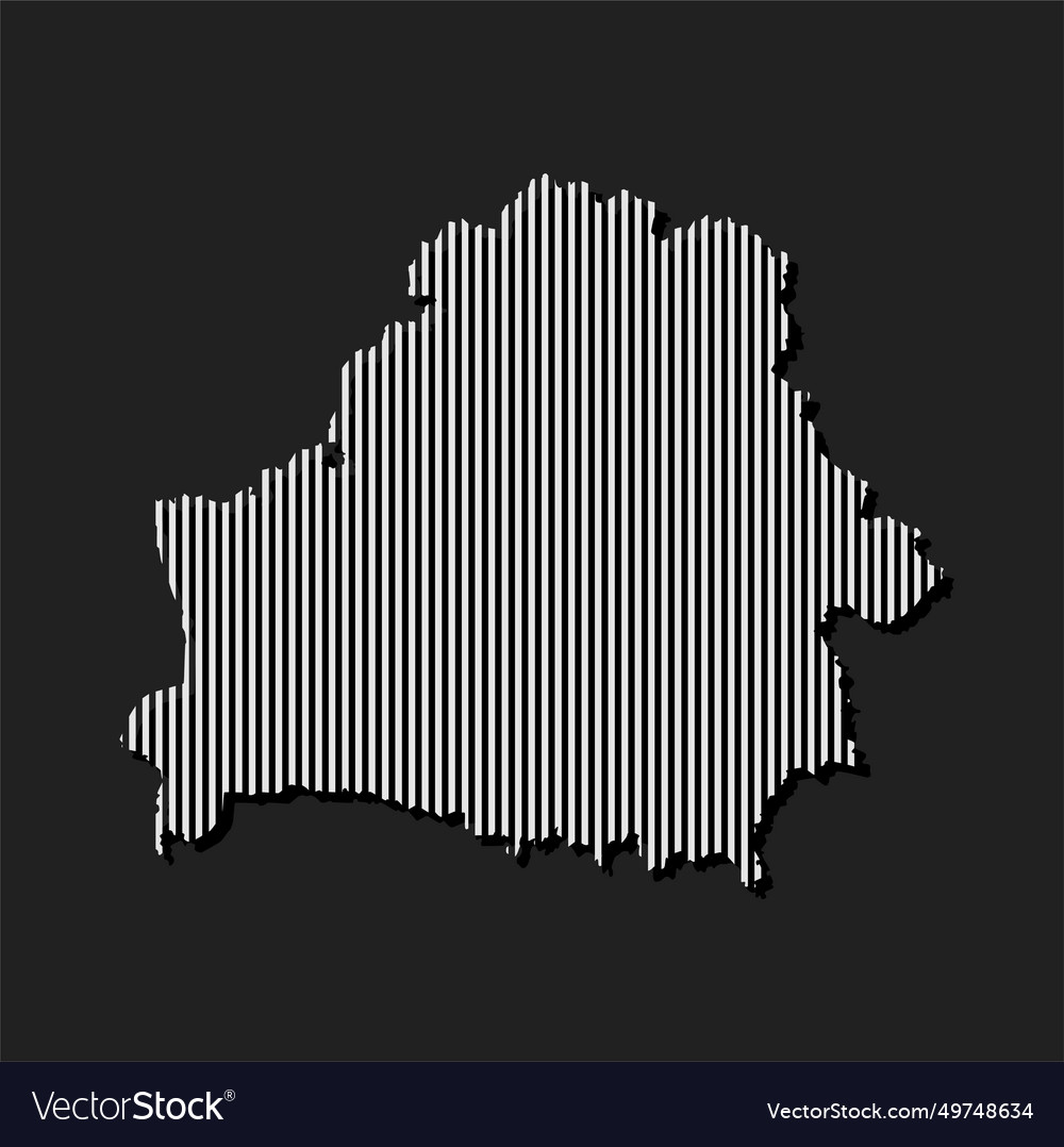Abstract map belarus parallel grey lines