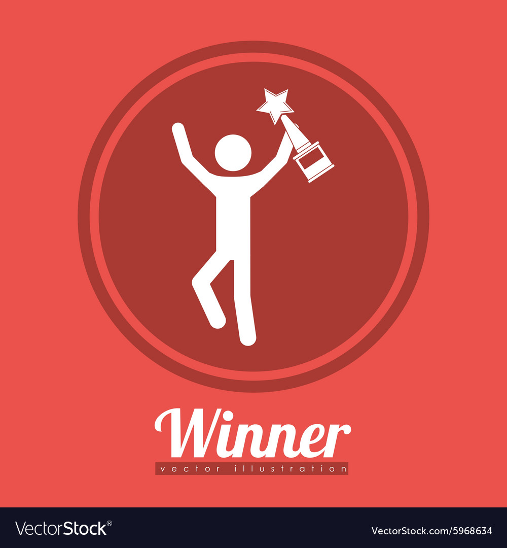 Winner design Royalty Free Vector Image VectorStock Winner design Royalty Free Vector Image VectorStock