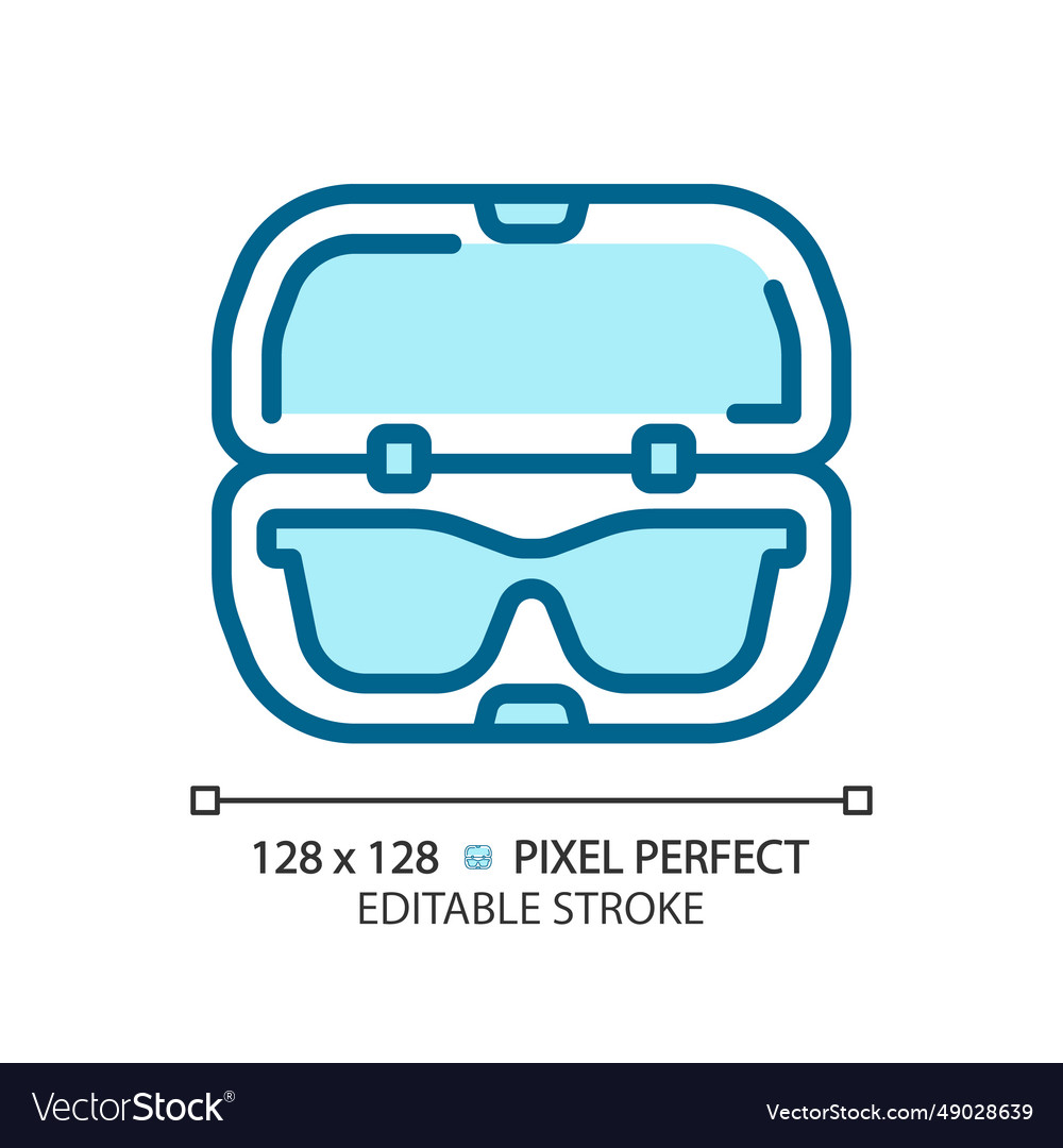 2d customizable simple thin linear blue vector image 2d customizable simple thin linear blue