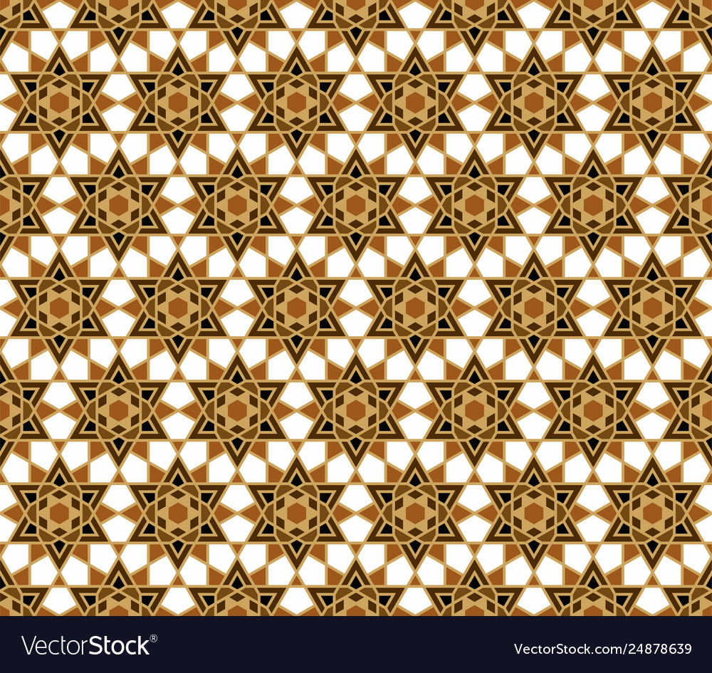 Abstract background with arabic geometric ornament