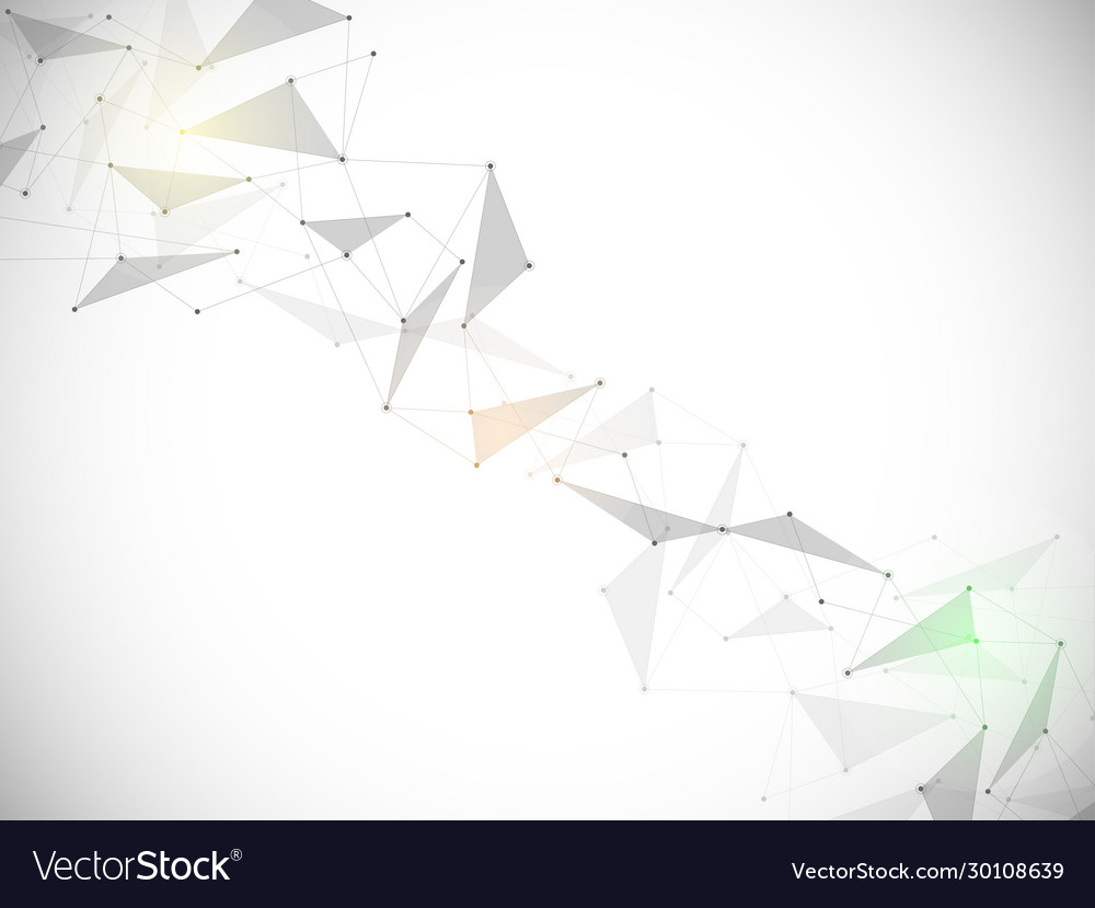 Abstract connecting dots and lines connection Vector Image Abstract connecting dots and lines connection