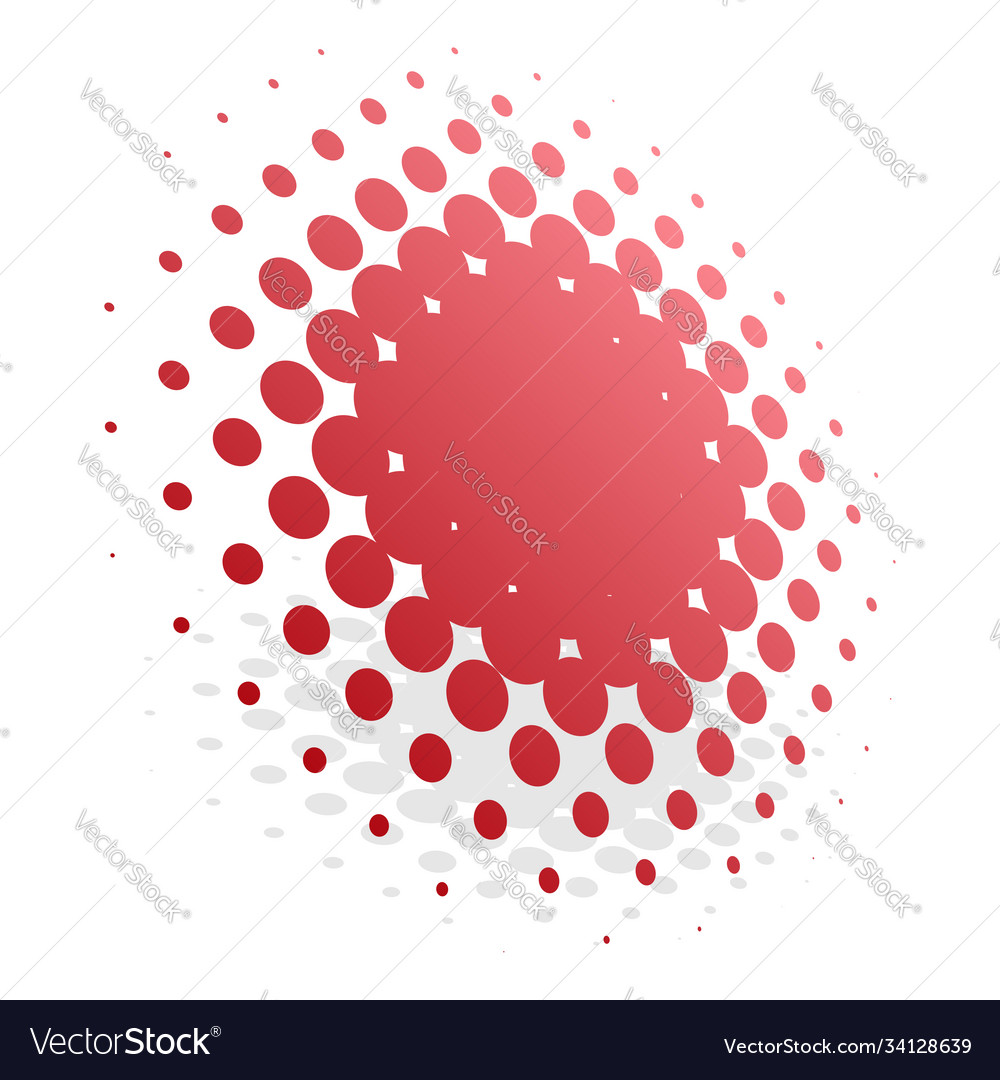 Colorful halftone pattern texture in 3d