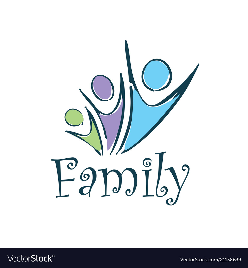 Family logo Royalty Free Vector Image - VectorStock