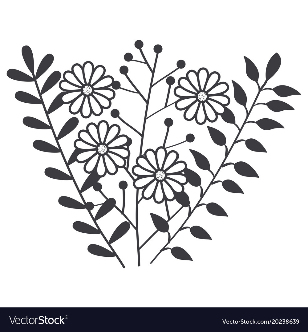 Floral rustic design Royalty Free Vector Image