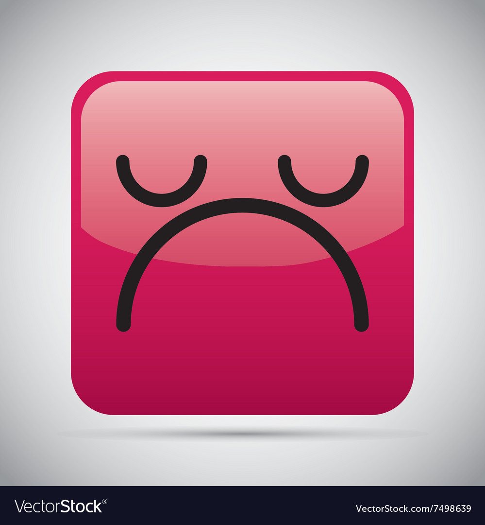 Funny cartoon face Royalty Free Vector Image - VectorStock