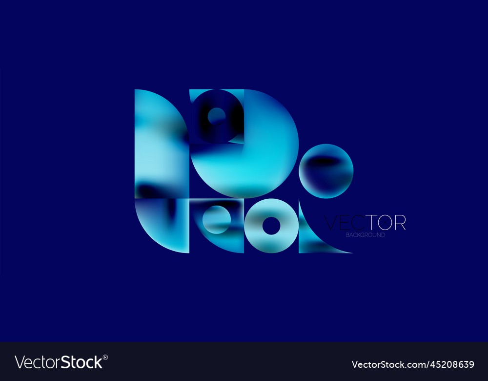 Geometric abstract panorama wallpaper background Vector Image