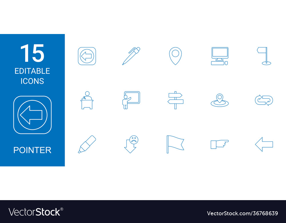 Pointer icons