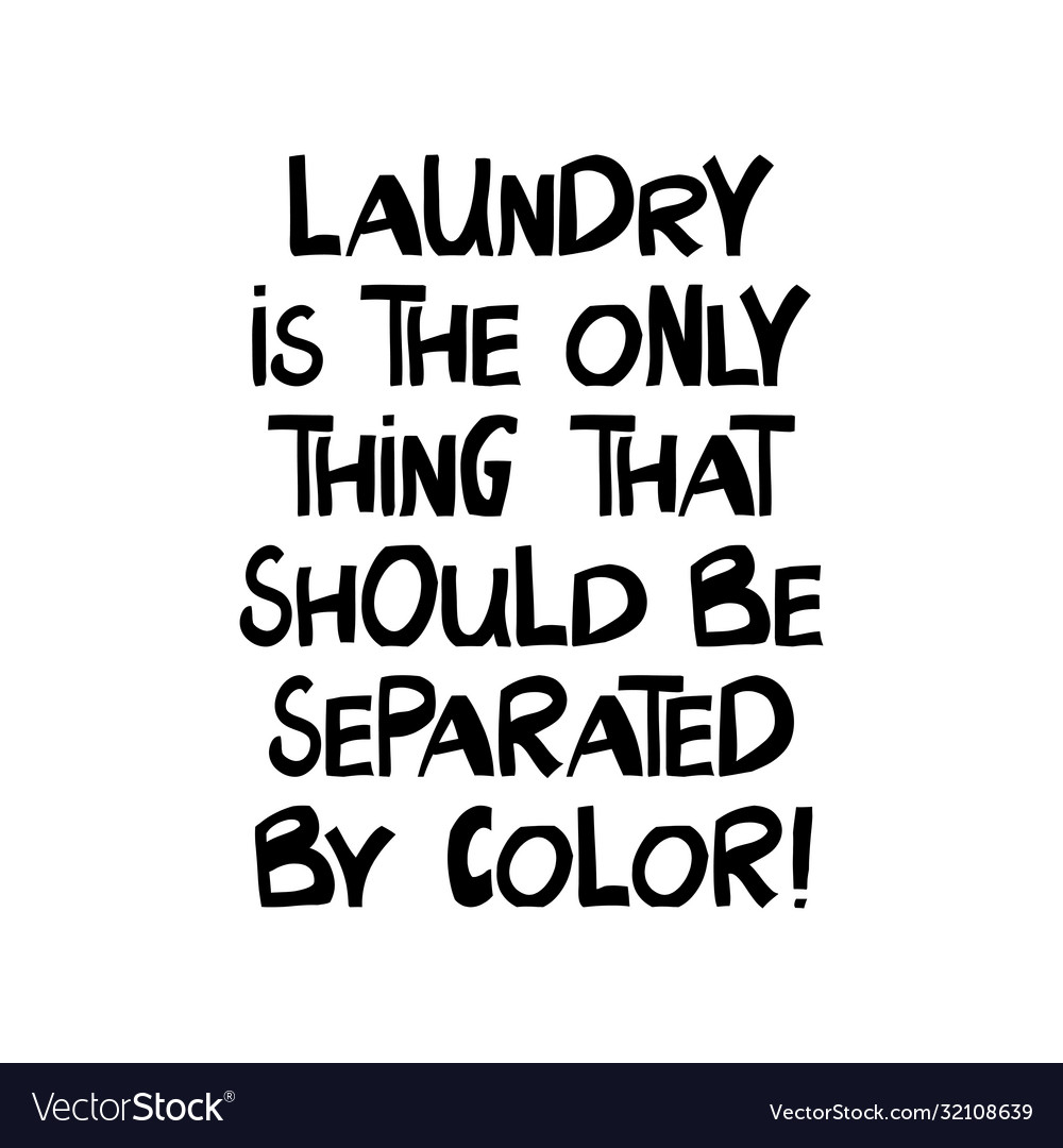 Separate by Color - A Statement