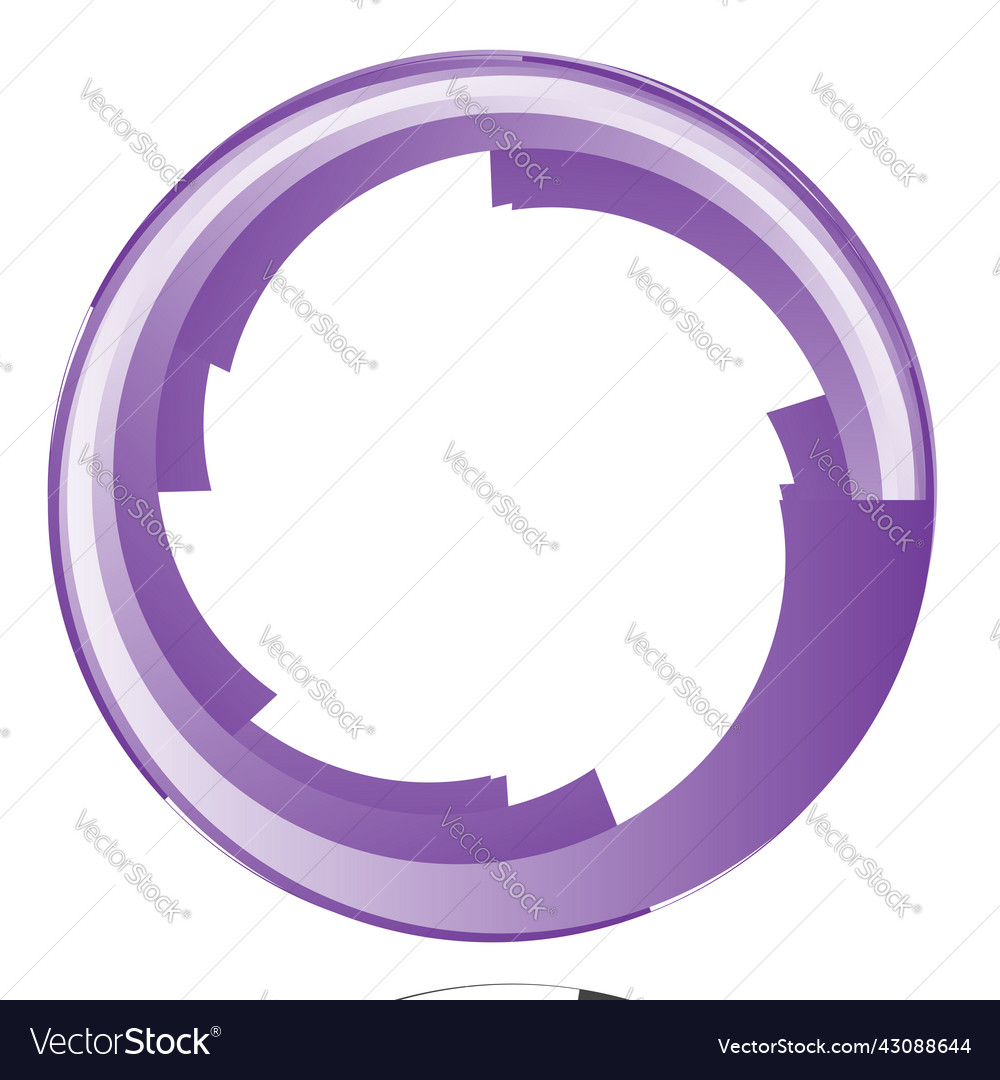 Abstract circle circular design element icon