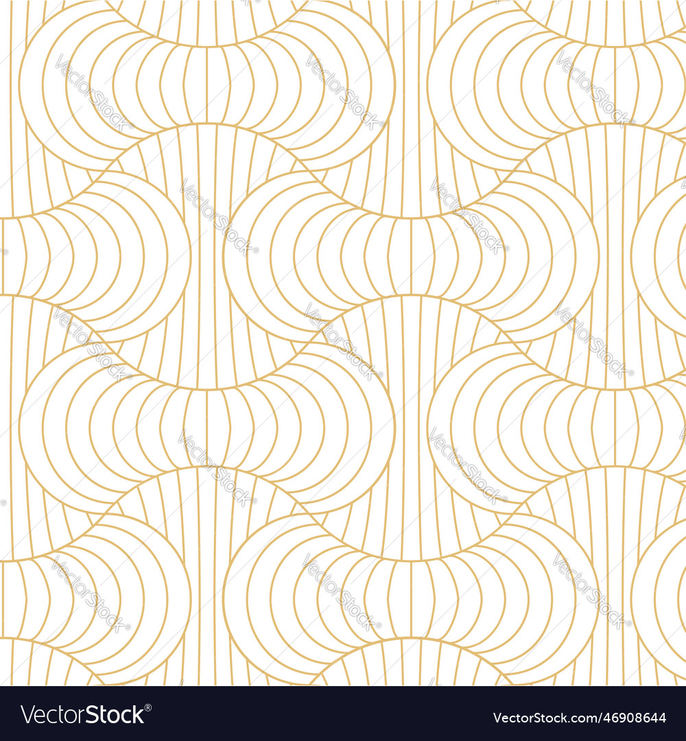 Abstract seamless pattern with geometric circle vector image Abstract seamless pattern with geometric circle
