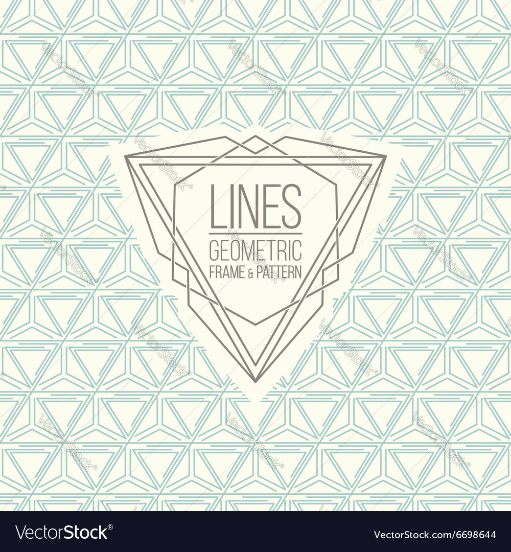 Geometric Line Pattern