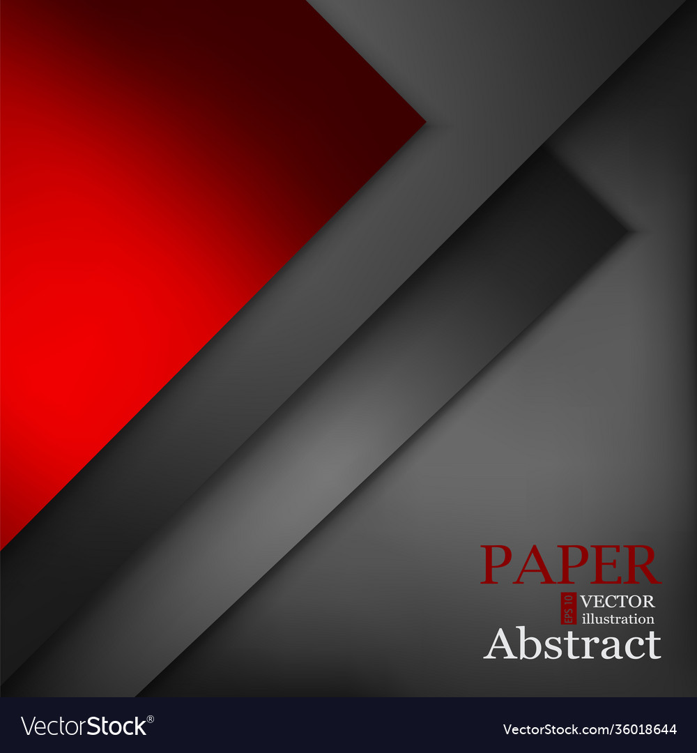 Red triangle background geometric overlap Vector Image Red triangle background geometric overlap