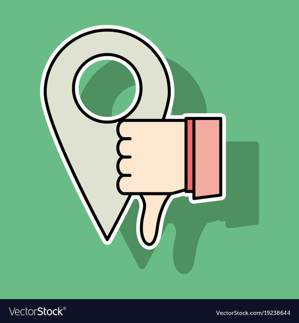 Unlike icon sticker web pointer in eps 10