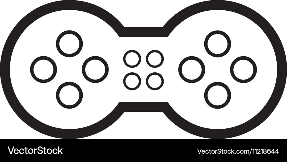 Video game control Royalty Free Vector Image - VectorStock