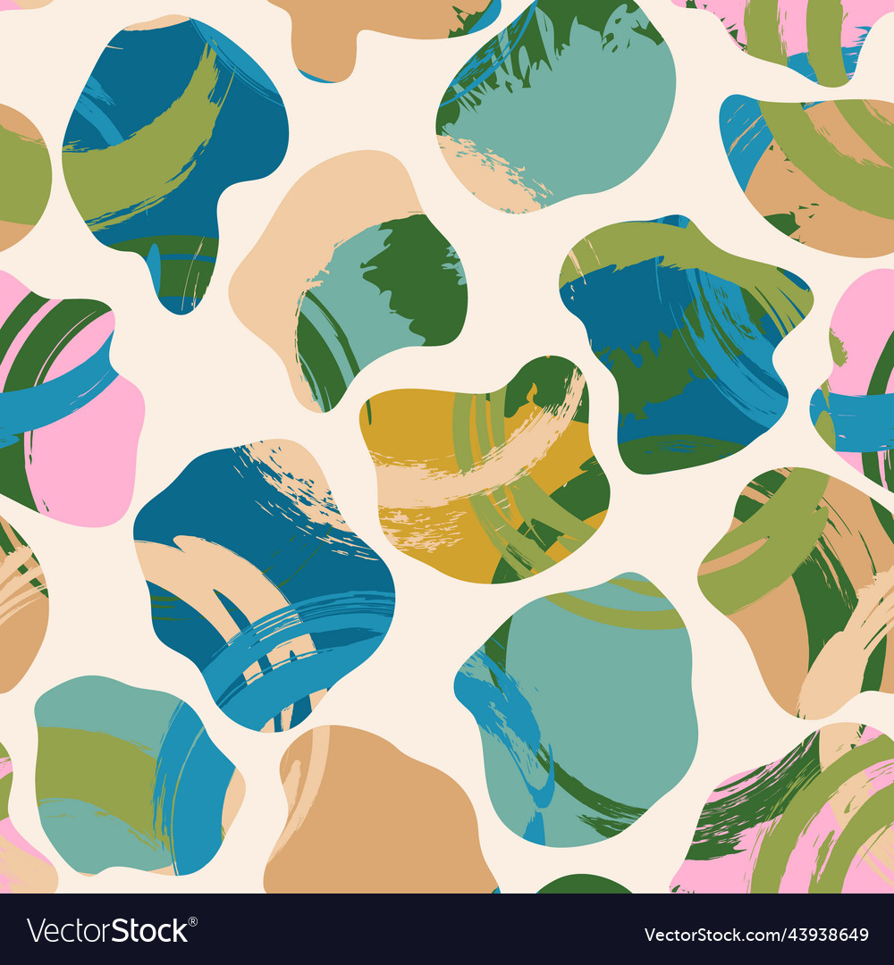 Abstract Brushstroke Pattern