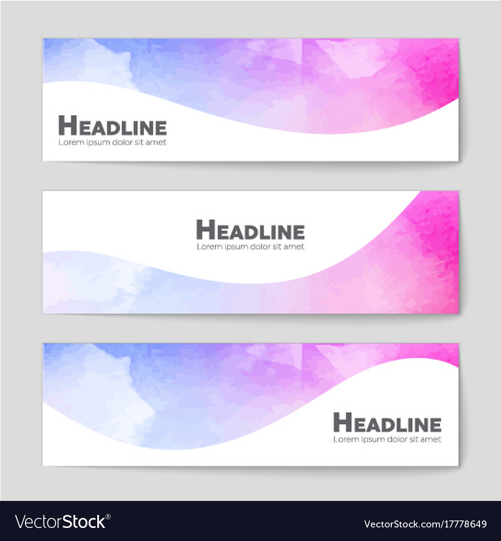 Abstract layout background set for art