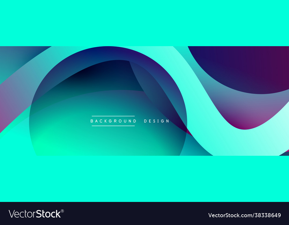 Abstract overlapping lines and circles geometric vector image Abstract overlapping lines and circles geometric