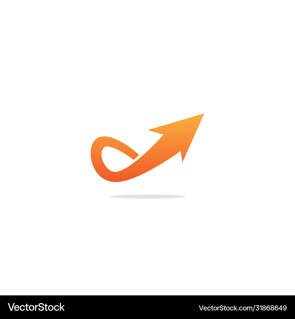 Arrow abstract logo Royalty Free Vector Image - VectorStock