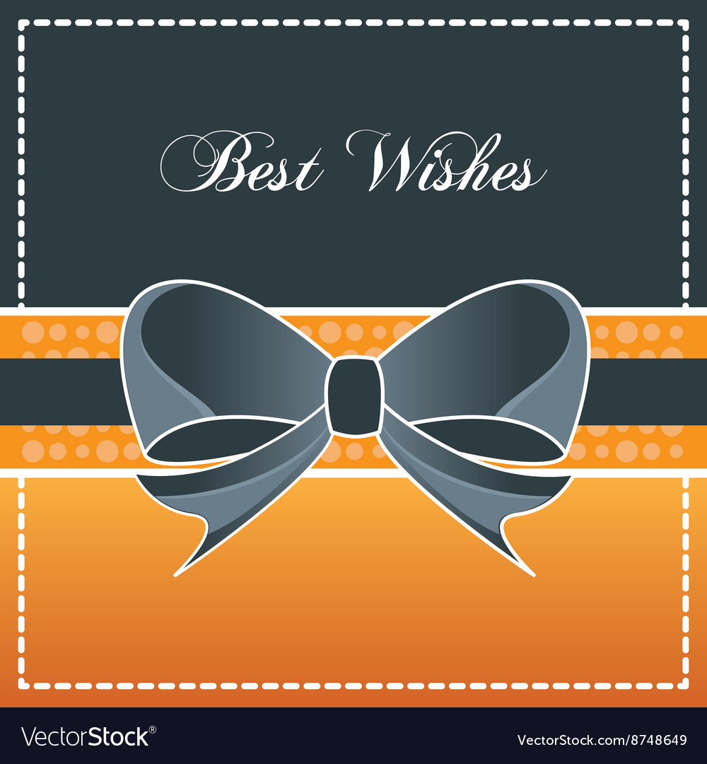 Best wishes design element Royalty Free Vector Image