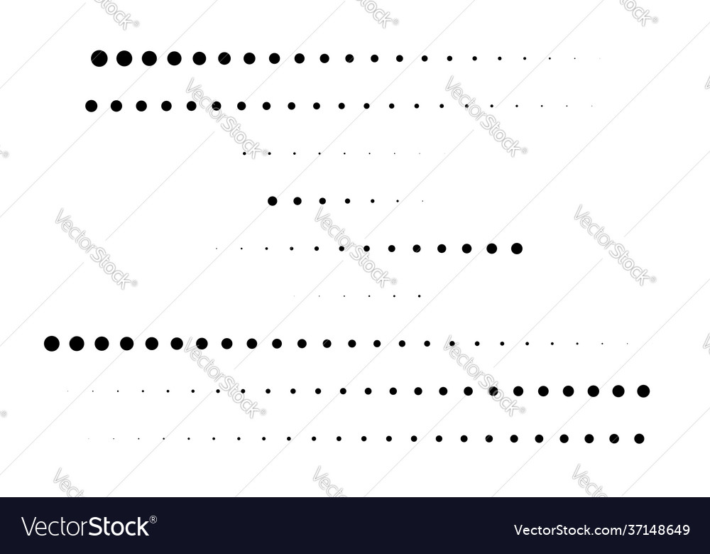 Dot circles dotted lines abstract design element vector image Dot circles dotted lines abstract design element
