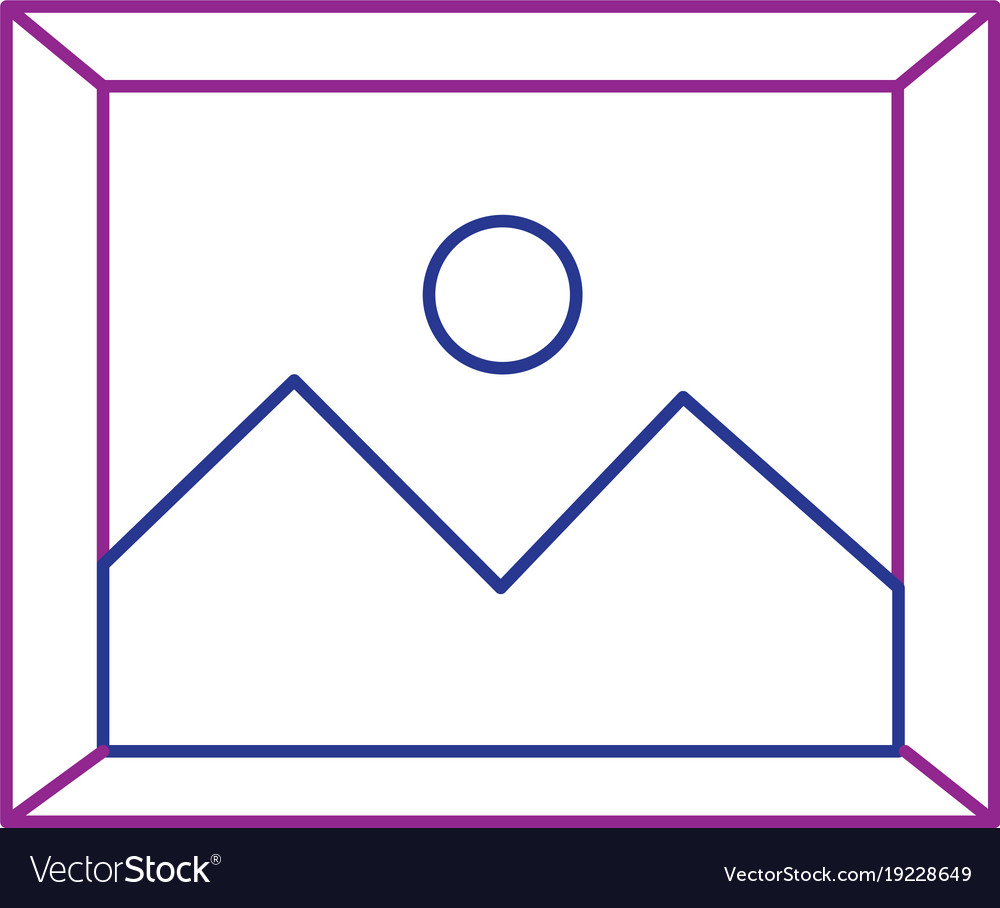 Landscape Snapshot Isolated Icon Royalty Free Vector Image Landscape Snapshot Isolated Icon Royalty Free Vector Image