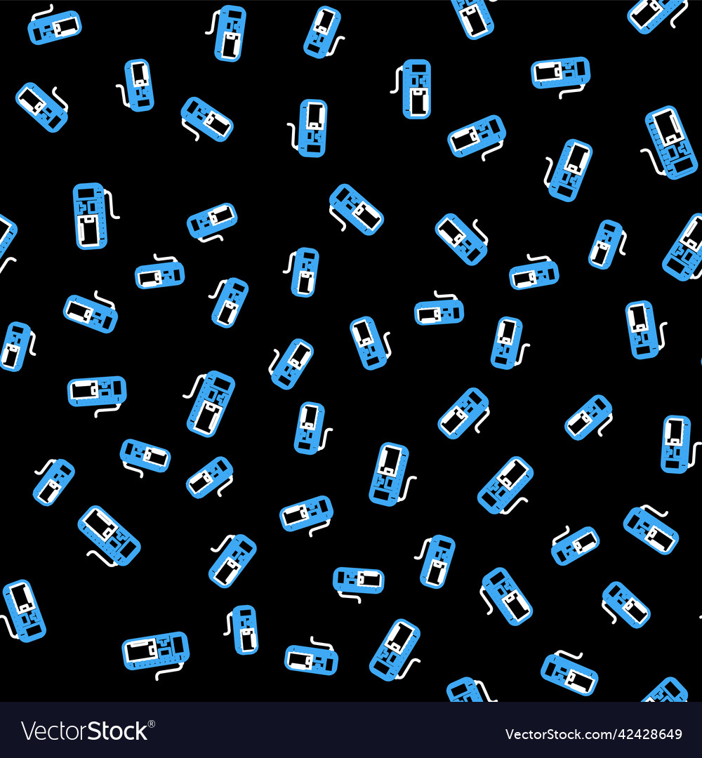 Line computer keyboard icon isolated seamless Vector Image Line computer keyboard icon isolated seamless
