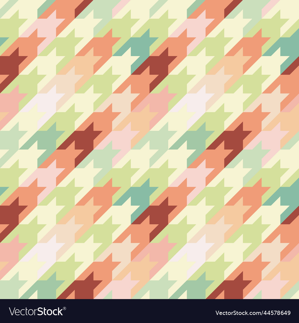 Seamless houndstooth pattern classical eng vector image Seamless houndstooth pattern classical eng