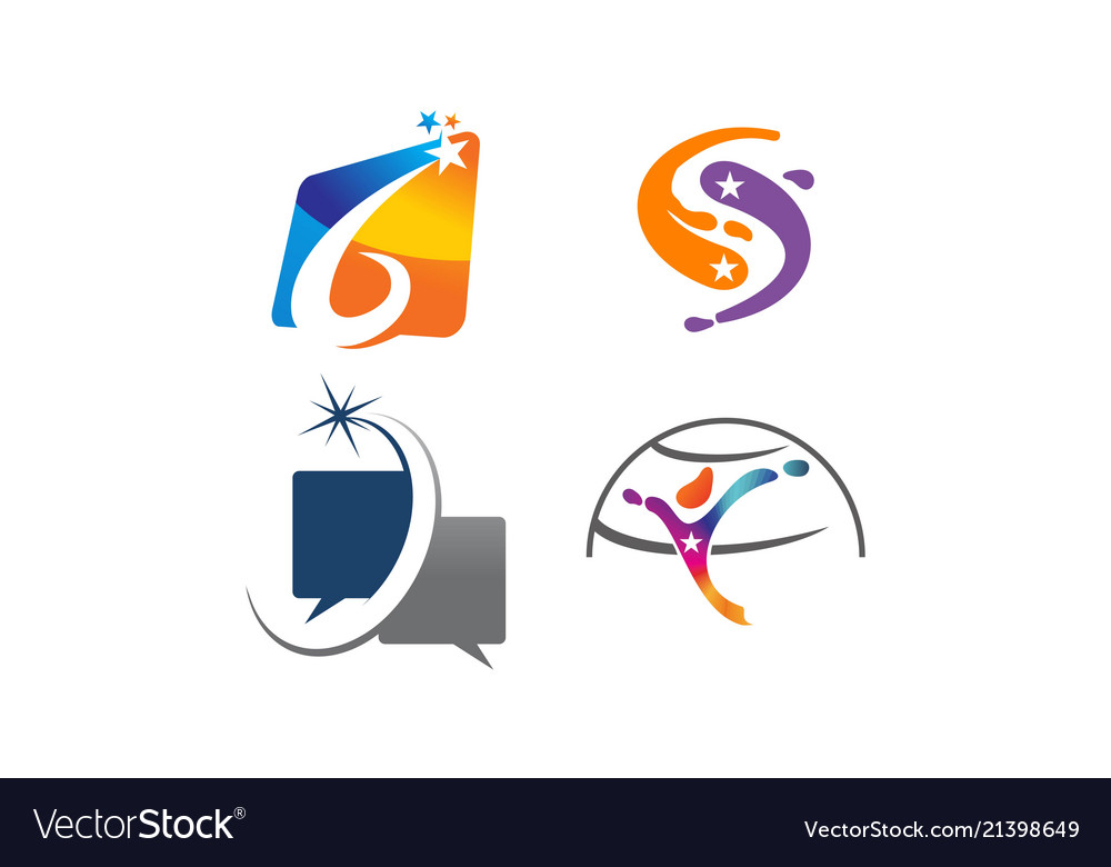 Success life coaching set Royalty Free Vector Image