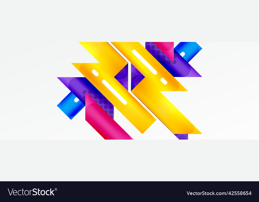 Background color abstract overlapping stripes vector image Background color abstract overlapping stripes