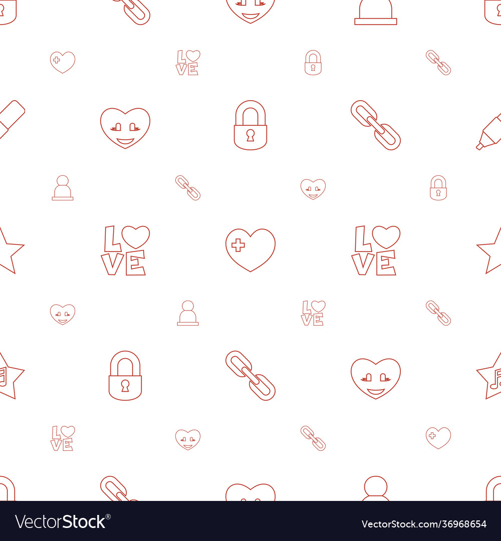 Button icons pattern seamless white background