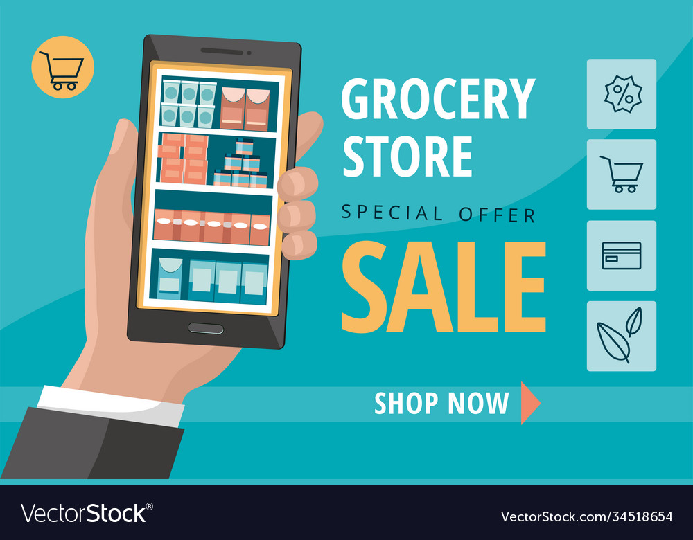 Food and grocery online shopping application