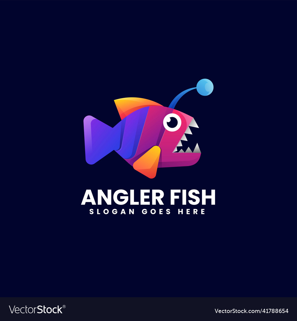 Logo Angler Gradient bunten Stil