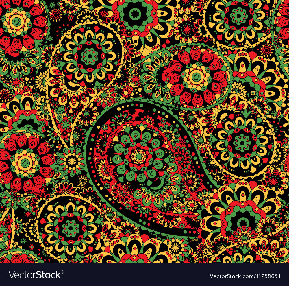 Oriental Paisley Pattern