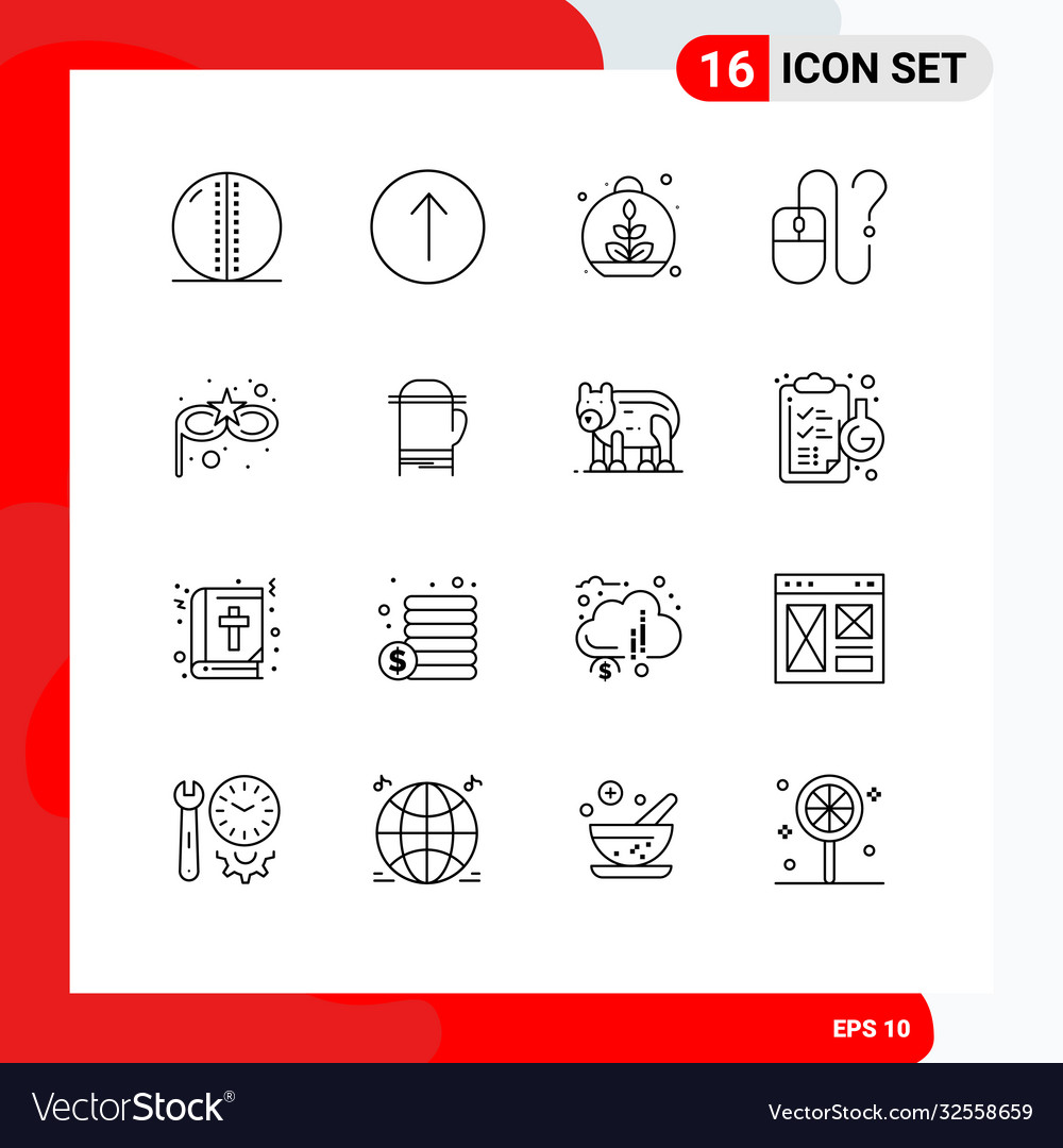 16 creative icons modern signs and symbols