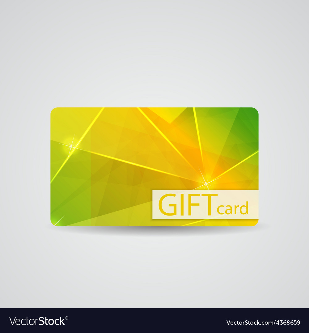 Abstract beautiful gift card design