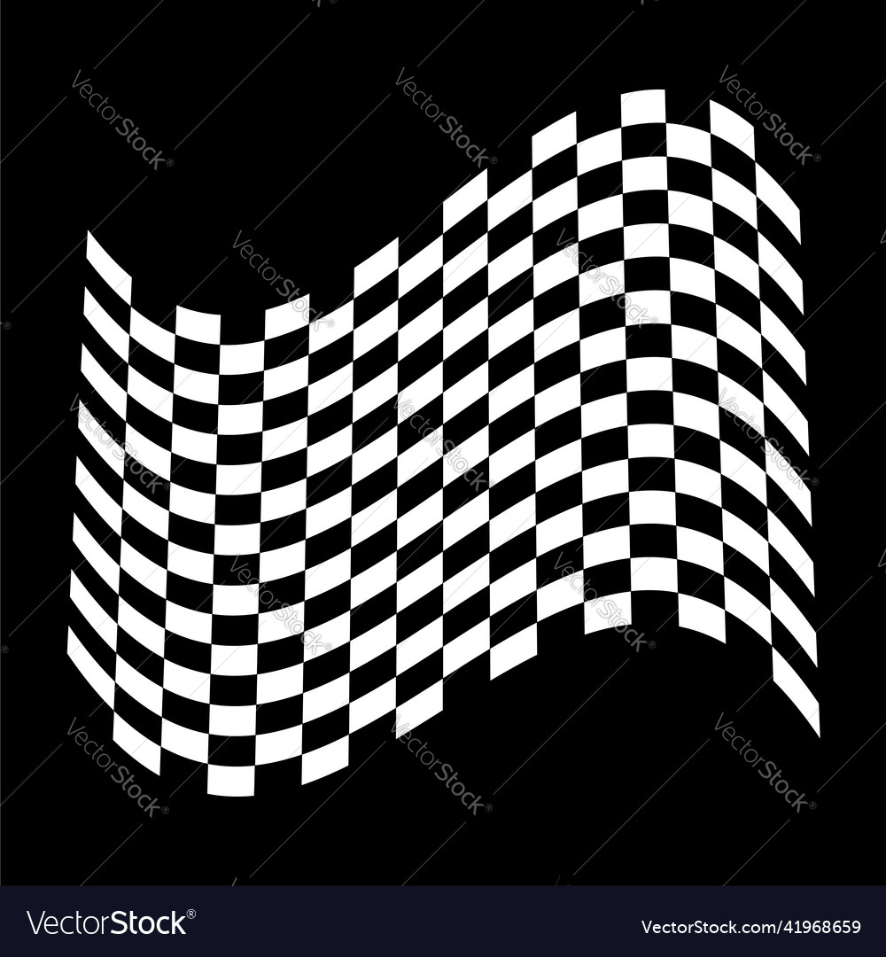 Checkered squared pattern element race racing vector image Checkered squared pattern element race racing