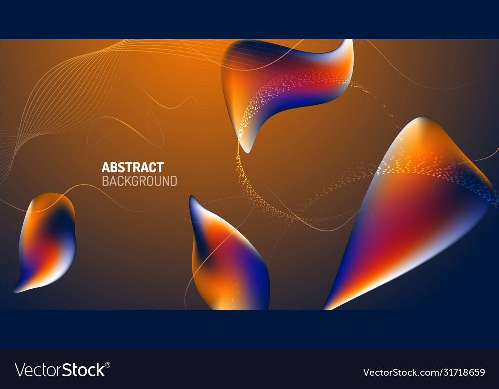 Fluid liquid color gradient background design Vector Image Fluid liquid color gradient background design