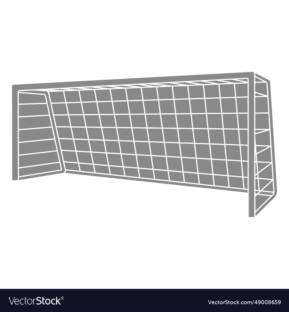 Soccer goalpost sport Royalty Free Vector Image