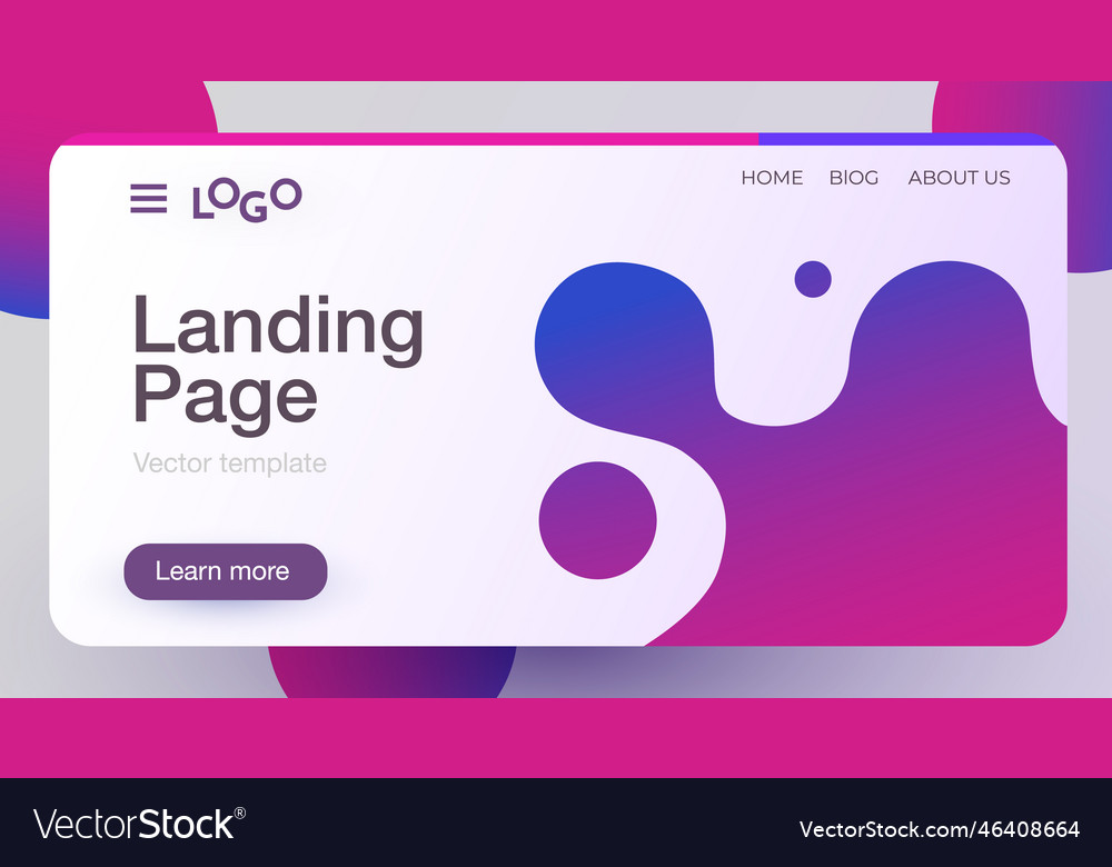 Dynamic style banner design colorful elements vector image Dynamic style banner design colorful elements