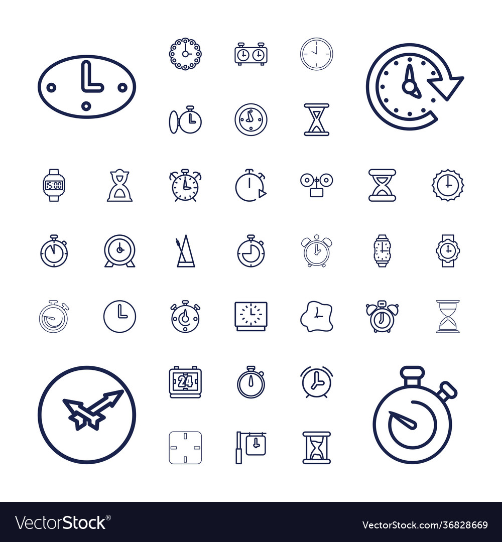 37 timer icons